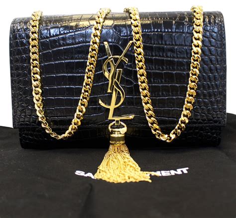 ysl black and gold crossbody|ysl leather crossbody bag.